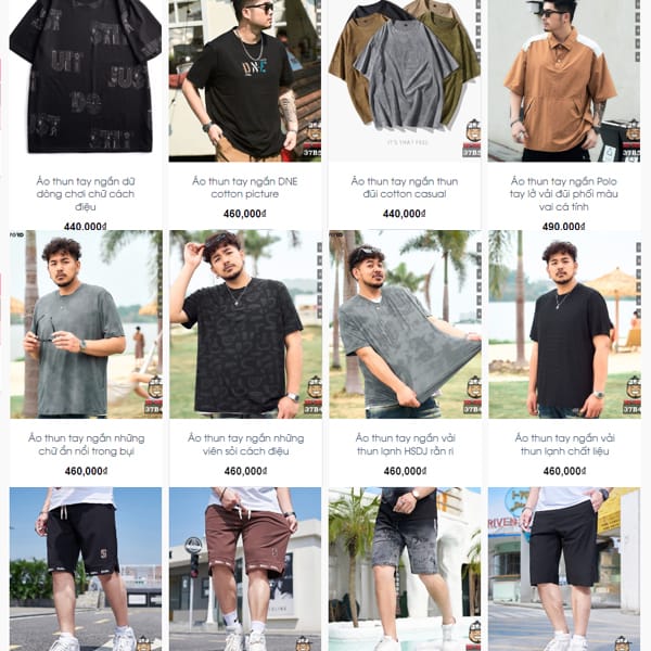 Top 10 shop quần áo nam big size Bình Dương 29 Top 10 shop quần áo nam big size Bình Dương 24