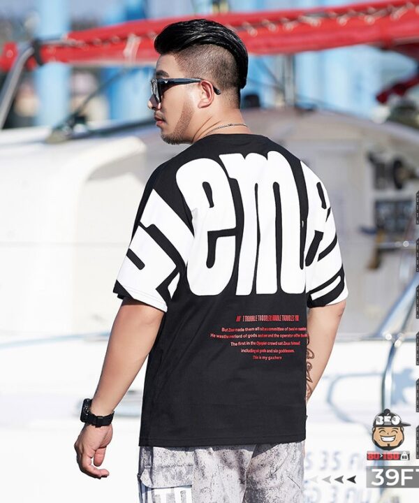 Áo thun tay ngắn cotton thun Sụp Bơ Men 9 Áo thun tay ngắn cotton thun Sụp Bơ Men 4