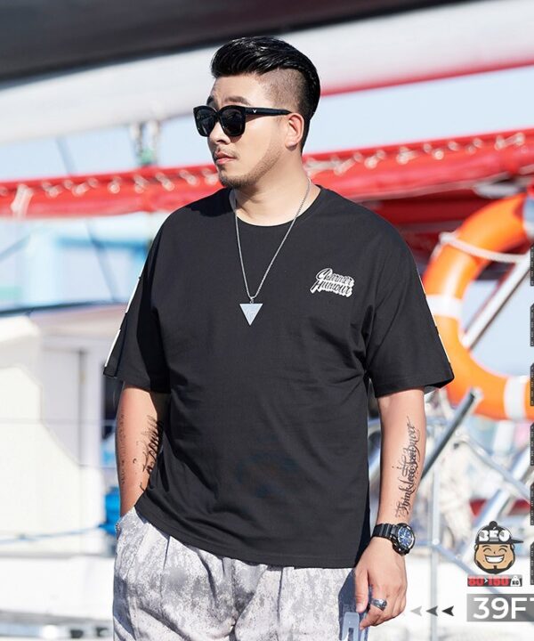 Áo thun tay ngắn cotton thun Sụp Bơ Men 8 Áo thun tay ngắn cotton thun Sụp Bơ Men 3