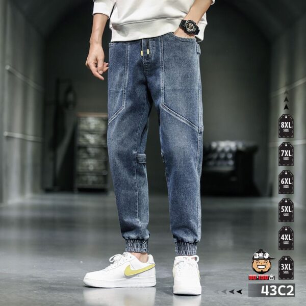 quần dài jean jogger túi kiểu model size 1