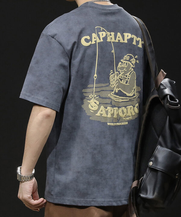 Áo thun tay ngắn Caphaptt Apporo 3D 2