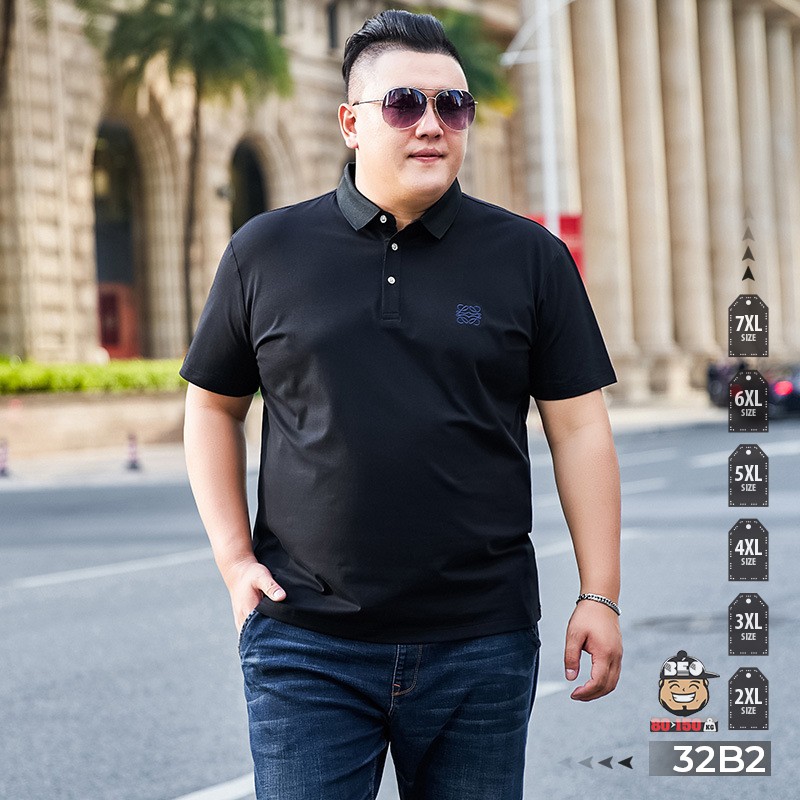 Áo thun tay ngắn polo hoạ tiết đối xứng đều 1 Áo thun tay ngắn polo hoạ tiết đối xứng đều