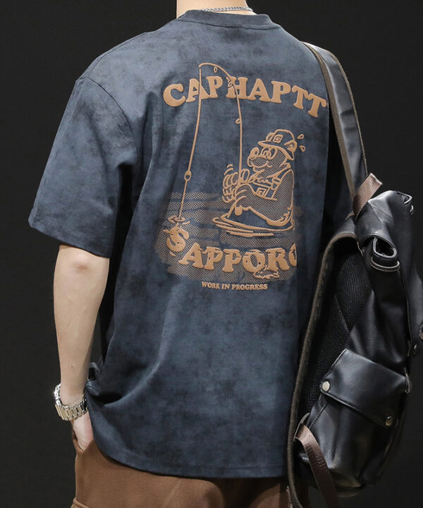 Áo thun tay ngắn Caphaptt Apporo 3D 3