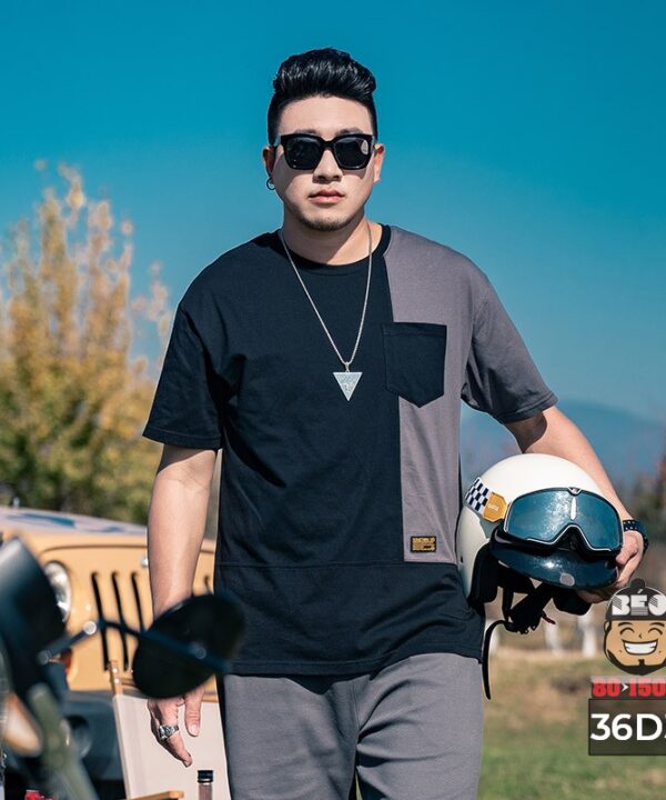 Áo thun tay ngắn cotton thun Basic Pocket 6 Áo thun tay ngắn cotton thun Basic Pocket 1