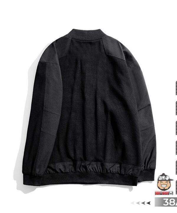 Áo khóac baseball ráp túi nổi phong cách cá tính 8 Áo khóac baseball ráp túi nổi phong cách cá tính 3