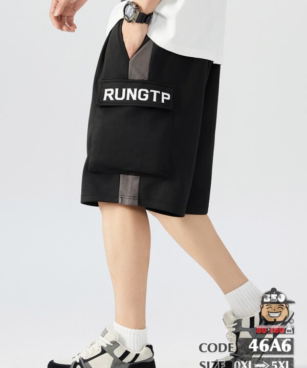Quần ngắn thun cotton túi hợp Cargo RunGTP 9 Quần ngắn thun cotton túi hợp Cargo RunGTP 4