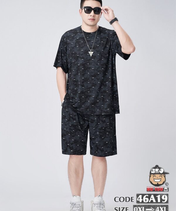 Đồ bộ thun lạnh họa tiết v chấm full 8 Đồ bộ thun lạnh họa tiết v chấm full 3