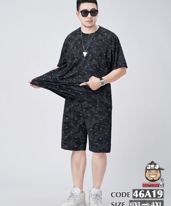 Đồ bộ thun lạnh họa tiết v chấm full 7 Đồ bộ thun lạnh họa tiết v chấm full 2