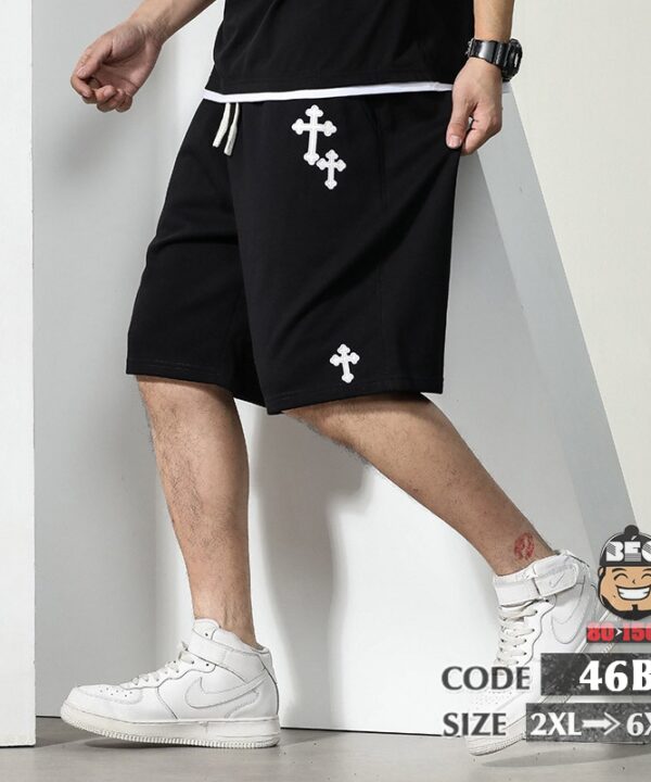 Quần ngắn thun năng động họa tiết thêu thập thánh giá 9 Quần ngắn thun năng động họa tiết thêu thập thánh giá 4