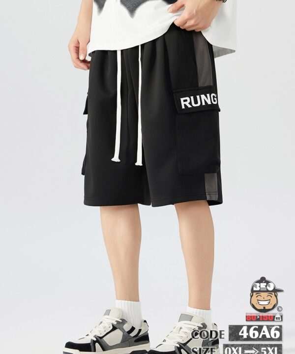 Quần ngắn thun cotton túi hợp Cargo RunGTP 7 Quần ngắn thun cotton túi hợp Cargo RunGTP 2
