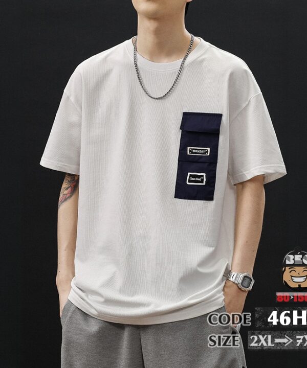 Áo thun tay ngắn form Japan double bag Monday 9 Áo thun tay ngắn form Japan double bag Monday 4