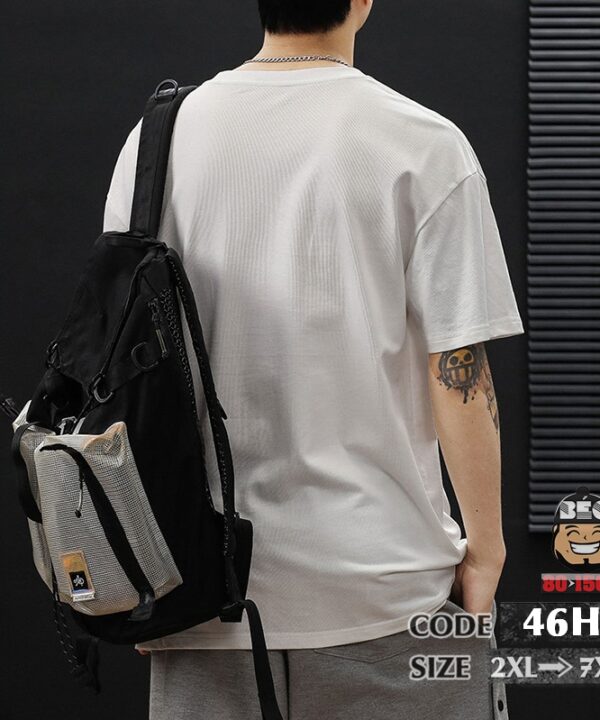 Áo thun tay ngắn form Japan double bag Monday 7 Áo thun tay ngắn form Japan double bag Monday 2