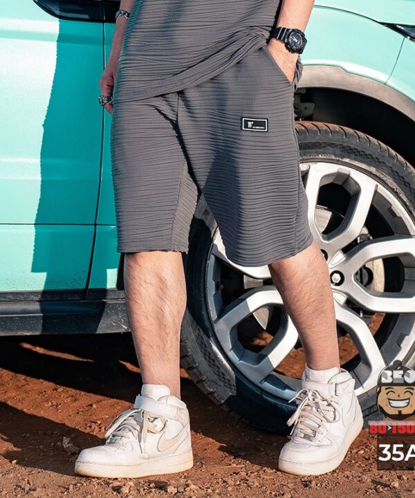 Đồ bộ tay ngắn vải đũi gấp trơn đơn điệu 8 Đồ bộ tay ngắn vải đũi gấp trơn đơn điệu 3