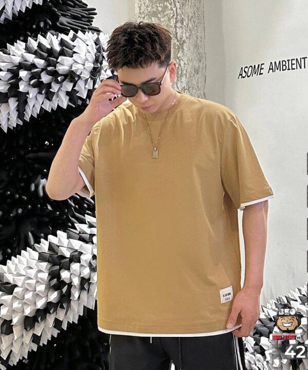 Áo thun tay ngắn giả phối 2 áo ClecendK 4