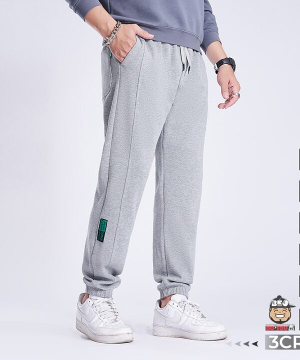 Quần dài jogger basic ống túm mảng chia bên hông 2