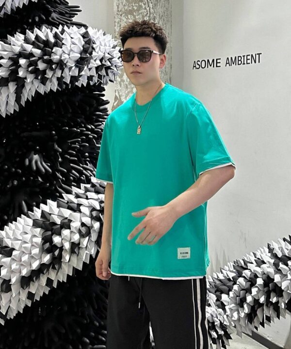 Áo thun tay ngắn giả phối 2 áo ClecendK 1