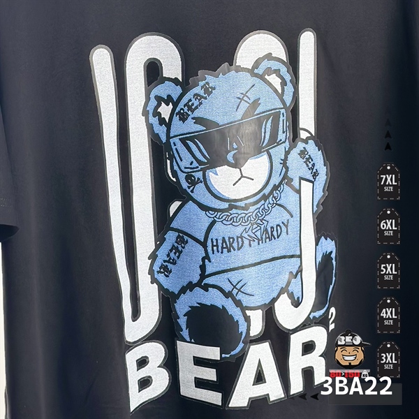 Áo thun tay ngắn blue bear đeo kính 4 Áo thun tay ngắn blue bear đeo kính - Ảnh 4