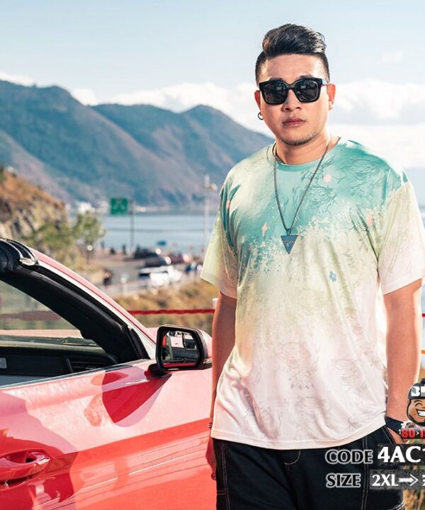 Alternative view of Áo thun tay ngắn thun lạnh loan màu green