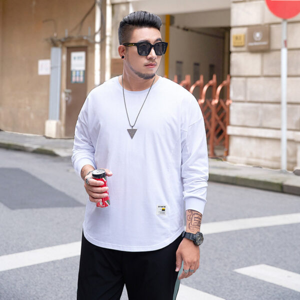Áo thun tay dài cotton thun Xẻ tà sang trọng 1