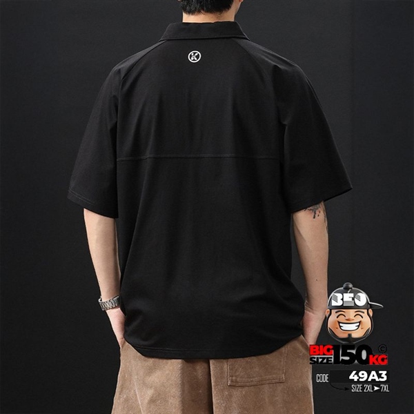 Áo thun tay ngắn Polo Martin chỉ ngang áo 2 Áo thun tay ngắn Polo Martin chỉ ngang áo - Ảnh 2