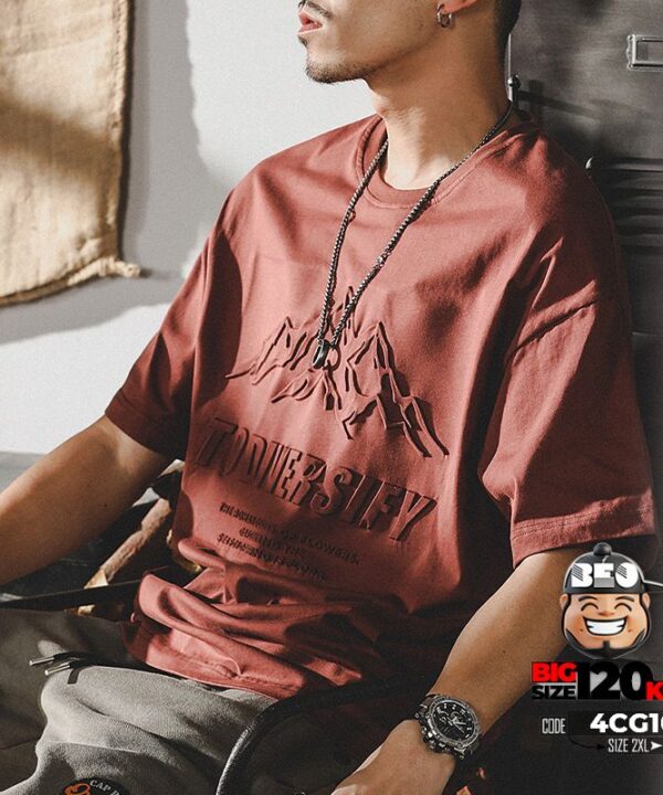 Áo thun tay ngắn in 3D nhập nổi to diversify 2