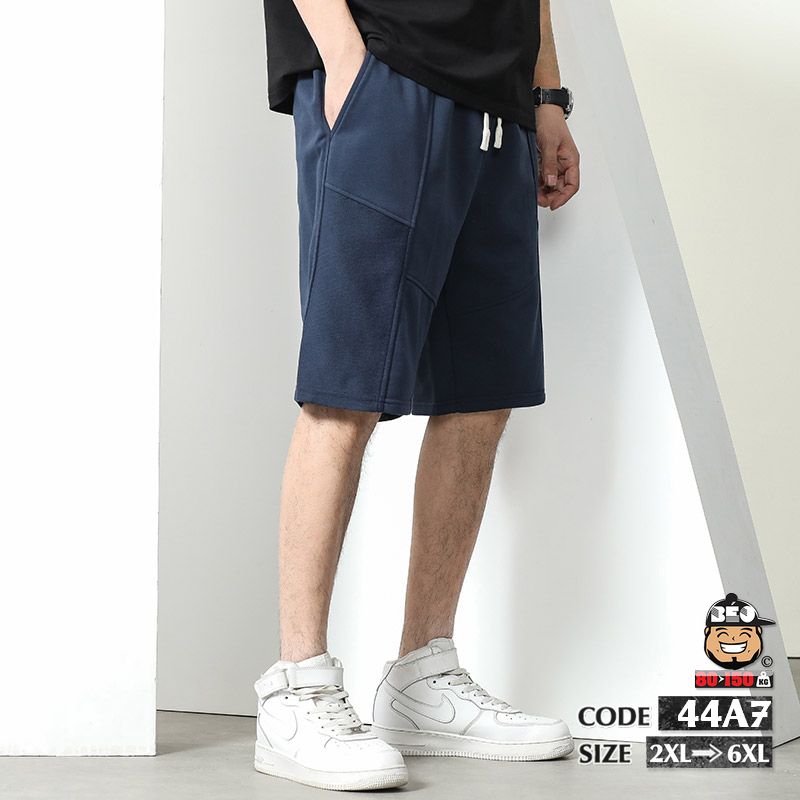 Quần ngắn cotton thun Mảng ghép đa dụng 2 Quần ngắn cotton thun Mảng ghép đa dụng - Ảnh 2