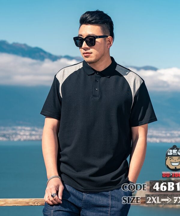 Áo thun tay ngắn Polo vai ráp năng động cá tính 2