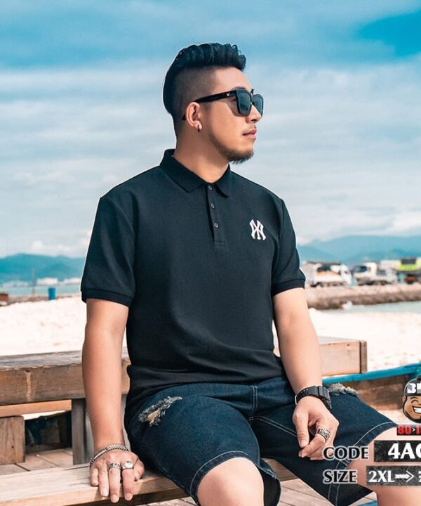 Áo thun tay ngắn Polo NY in logo bản kinh điển 1