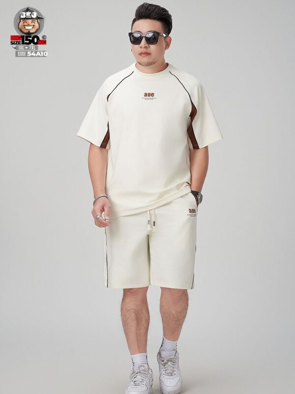 Đồ bộ short thun cotton hack dán AOE sport tide band 1