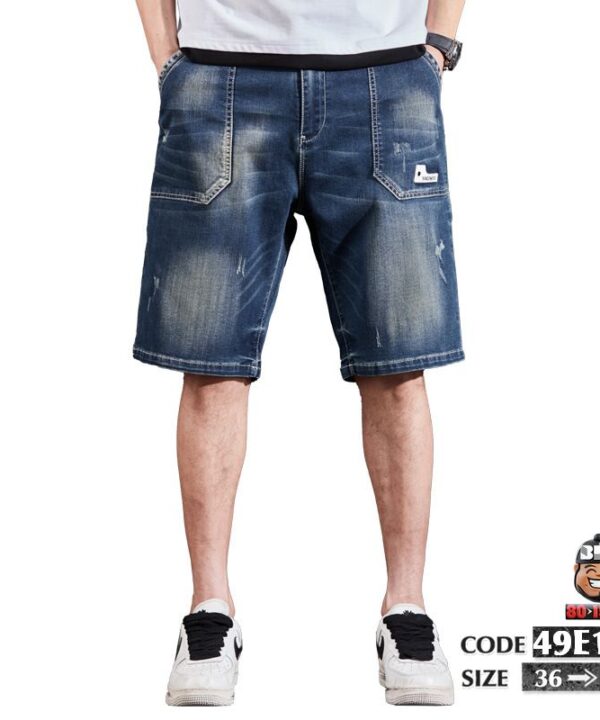 Quần ngắn jean co giãn kiểu túi kiểu tạo khối cá tính 8 Quần ngắn jean co giãn kiểu túi kiểu tạo khối cá tính 3