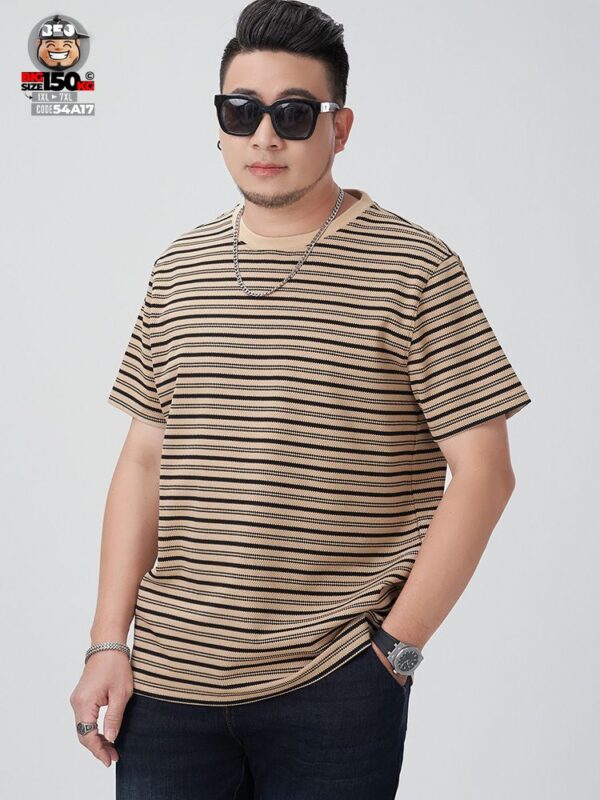 Áo thun tay ngắn cotton sọc ngang cool feel vintage 1