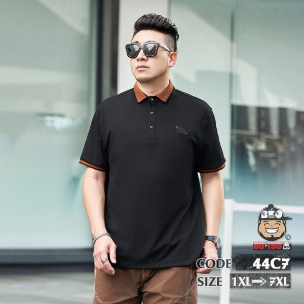 Áo thun tay ngắn polo Mini logo đơn giản sang trọng 1