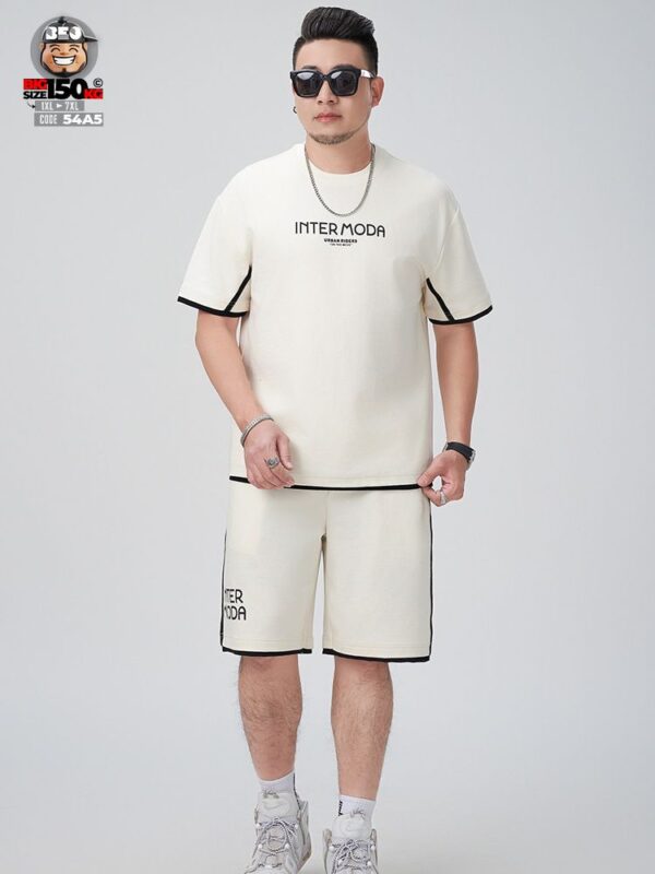 Đồ bộ short thun cotton viền nhấn Inter Moda sport band 1