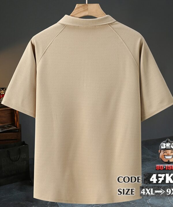 Áo thun Polo vải poly cotton co giãn phối dây kéo basic 8 Áo thun Polo vải poly cotton co giãn phối dây kéo basic 3