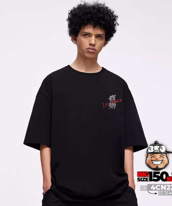 Alternative view of Áo thun tay ngắn tỉnh sư Lion pance đầu lân