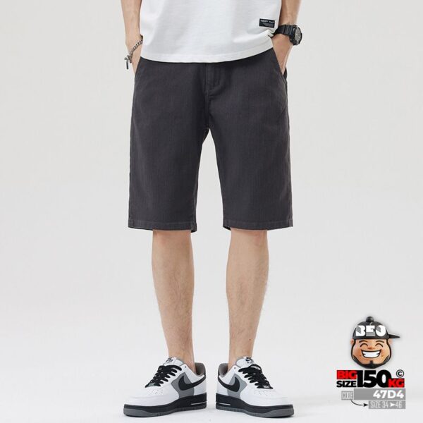 Quần ngắn thun cotton hard band kiểu mỏng đa năng 1
