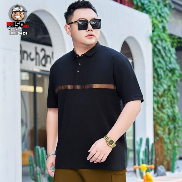 Áo thun Polo classic gold line in front sang trọng 1