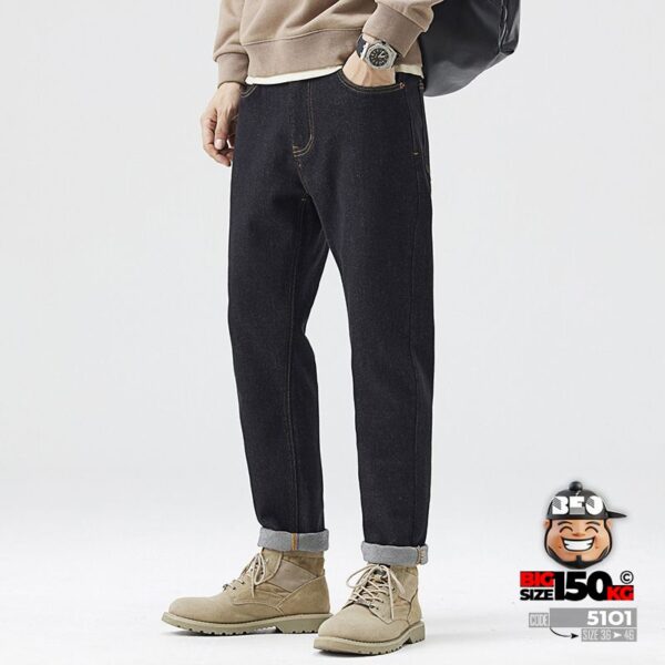 Quần dài jean jogger co giãn eco sợi kiểu cổ điển 1