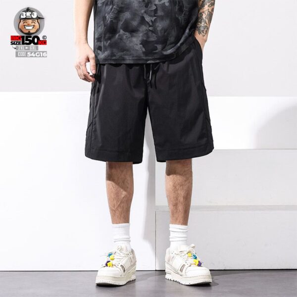 Quần short thun cool fabric line arrow down street art style 1