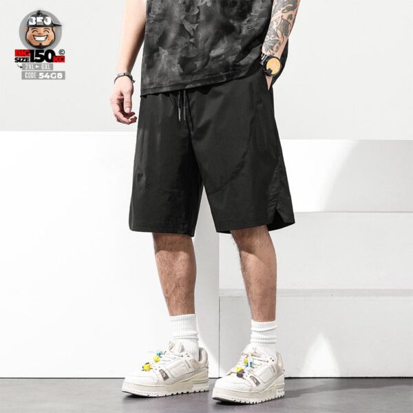 Quần short thun cool fabric ovan line gấu chân kiểu chất art 1