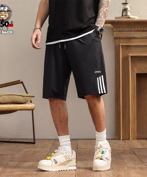 Alternative view of Quần short thun Sport bands 3 line cool fabric