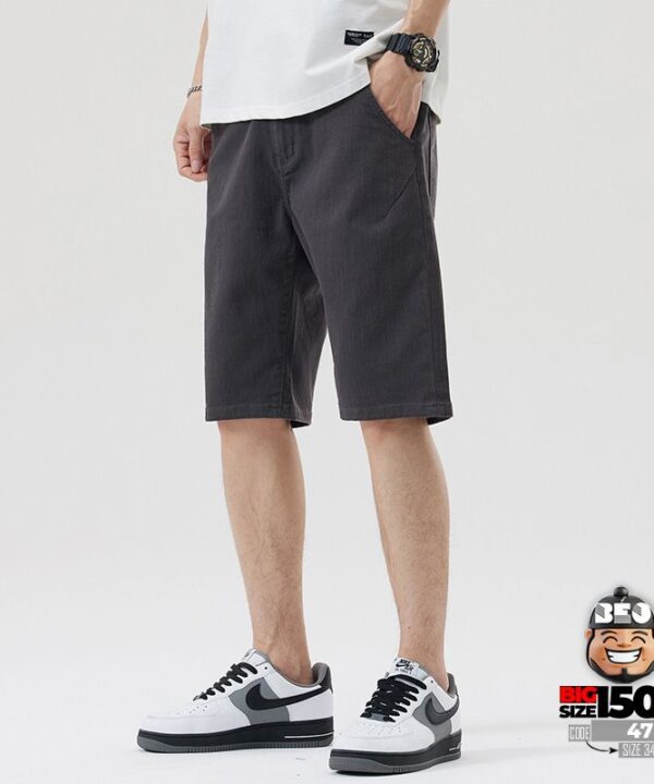 Quần ngắn thun cotton hard band kiểu mỏng đa năng 9 Quần ngắn thun cotton hard band kiểu mỏng đa năng 4