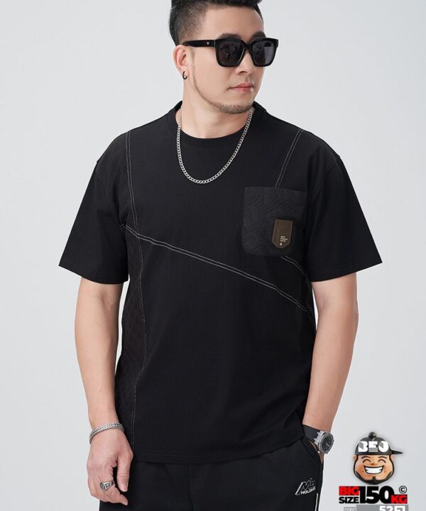 Áo thun tay ngắn cotton kiểu Urban Line phối túi phá cách 1