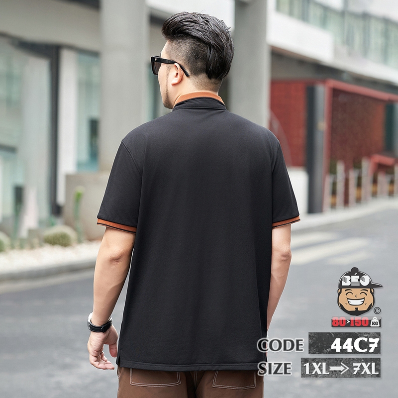 Áo thun tay ngắn polo Mini logo đơn giản sang trọng 3 Áo thun tay ngắn polo Mini logo đơn giản sang trọng - Ảnh 3