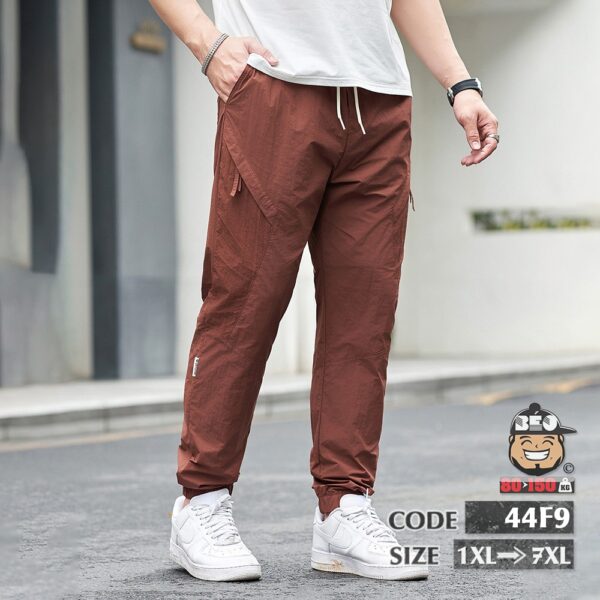 Quần dài jogger ống túm vải đủi kiểu dáng ráp vải cá tính 1