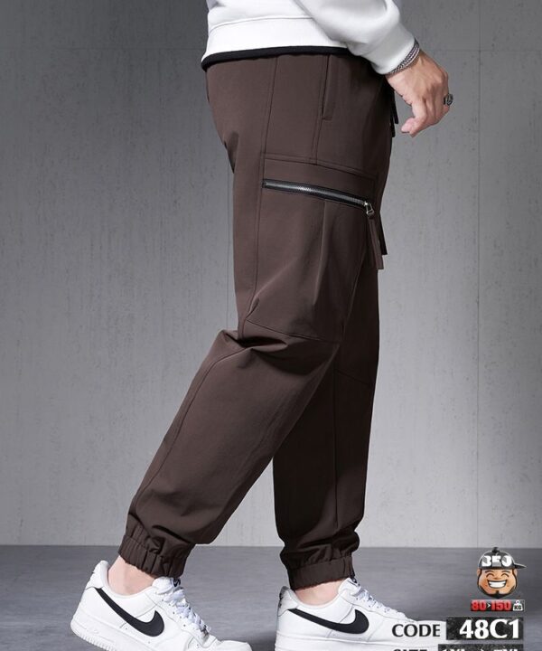 Quần dài jogger ống túm phối túi hợp khóa kéo đa năng 8 Quần dài jogger ống túm phối túi hợp khóa kéo đa năng 3