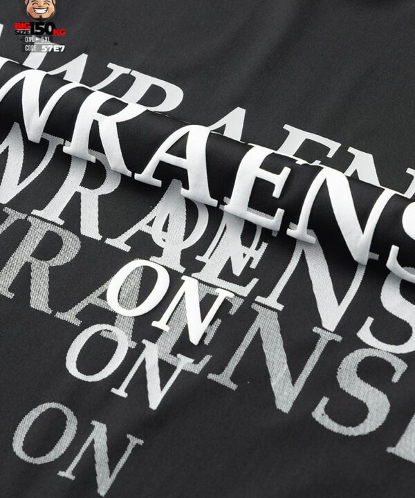 Đồ bộ ngắn tay Set ON AWARE chữ chồng cá tính thun lạnh nylon mịn màng 4