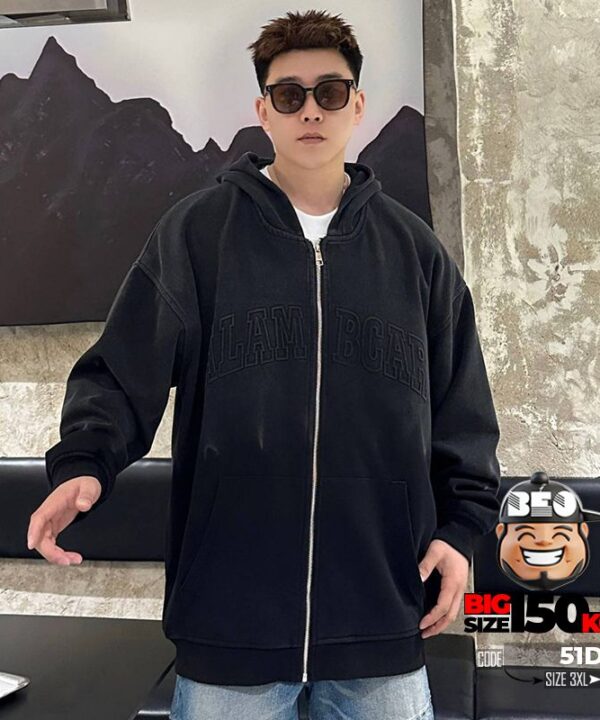 Áo khoác thun cotton ClambCar sơn sờn cá tính phối nón 9 Áo khoác thun cotton ClambCar sơn sờn cá tính phối nón 4