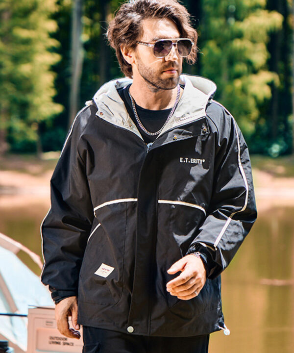 Áo khoác dù chỉ nổi phối nón Eterity 7 Áo khoác dù chỉ nổi phối nón Eterity 2