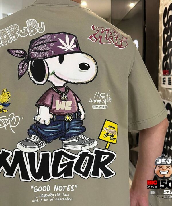 Áo thun tay ngắn cotton thun Mugor Boyz 9 Áo thun tay ngắn cotton thun Mugor Boyz 4